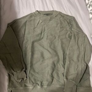 Aerie women’s Sage Green Ribbed Sweater